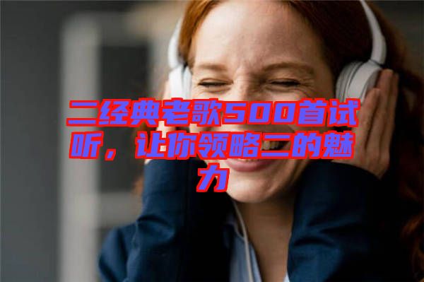 二經典老歌500首試聽,讓你領略二的魅力