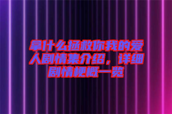 拿什么拯救你我的愛人劇情集介紹,詳細劇情梗概一覽