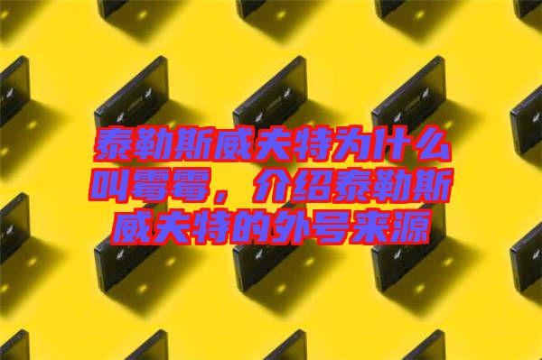 泰勒斯威夫特為什么叫霉霉，介紹泰勒斯威夫特的外號來源