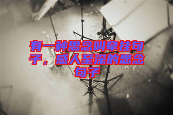 有一種思念叫牽掛句子,感人至深的思念句子