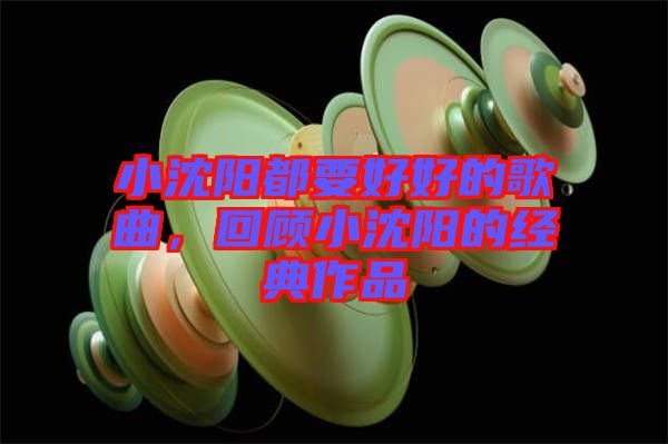 小沈陽都要好好的歌曲,回顧小沈陽的經典作品