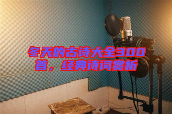 冬天的古詩大全300首,經典詩詞賞析