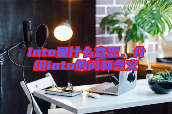 into是什么意思，介紹into的詞和含義
