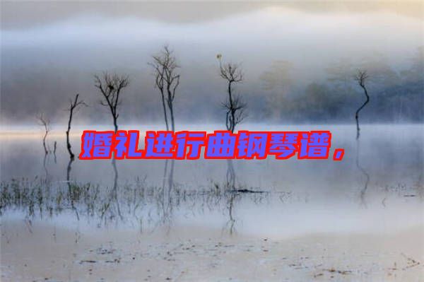 婚禮進行曲鋼琴譜,