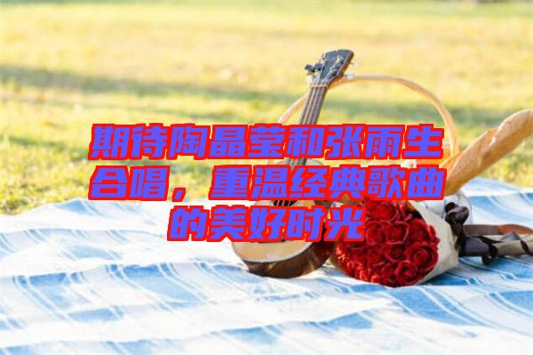 期待陶晶瑩和張雨生合唱，重溫經典歌曲的美好時光