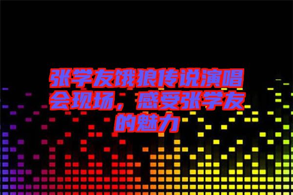 張學友餓狼傳說演唱會現場,感受張學友的魅力