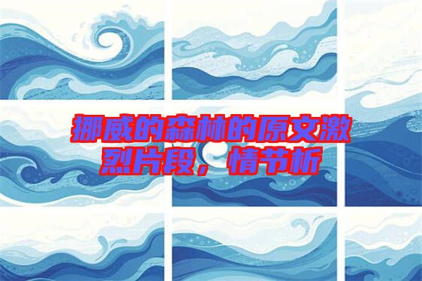 挪威的森林的原文激烈片段,情節(jié)析