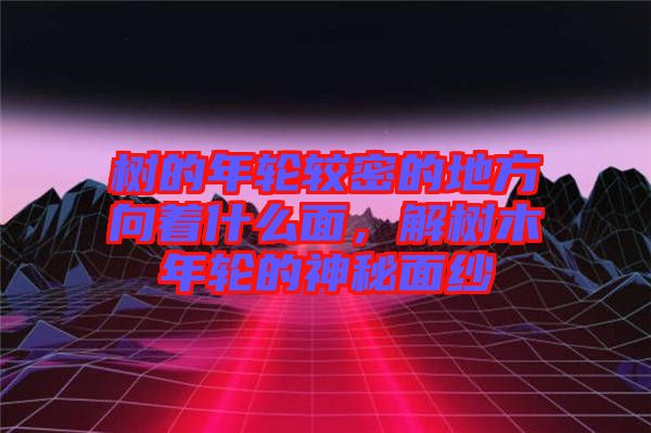 樹的年輪較密的地方向著什么面,解樹木年輪的神秘面紗
