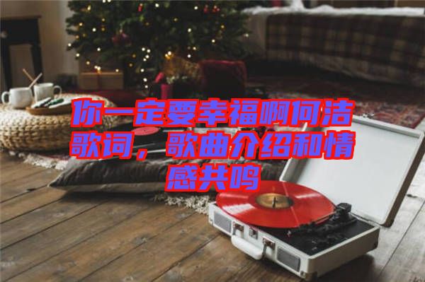 你一定要幸福啊何潔歌詞,歌曲介紹和情感共鳴