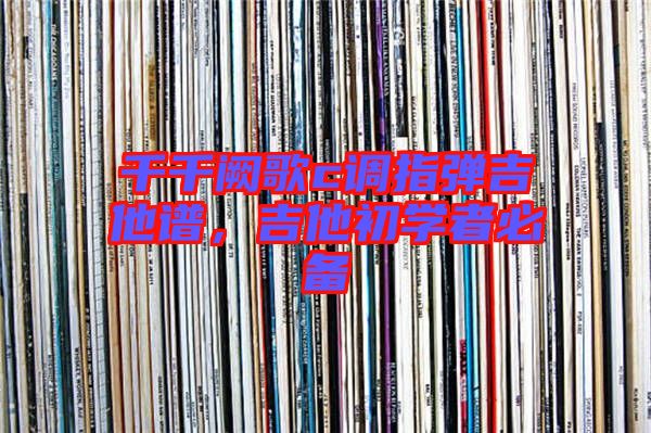 千千闕歌c調指彈吉他譜,吉他初學者必備