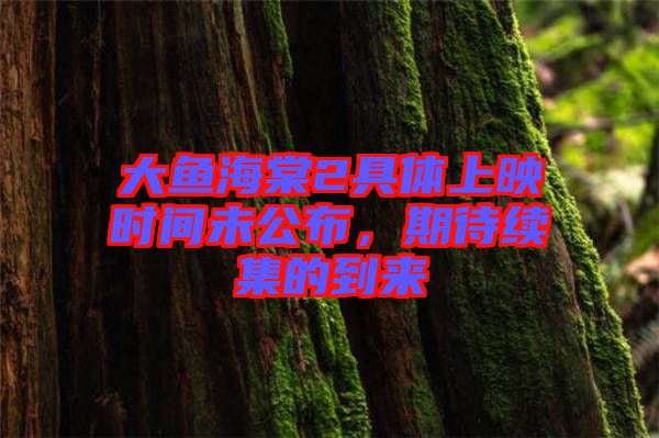 大魚海棠2具體上映時間未公布，期待續集的到來