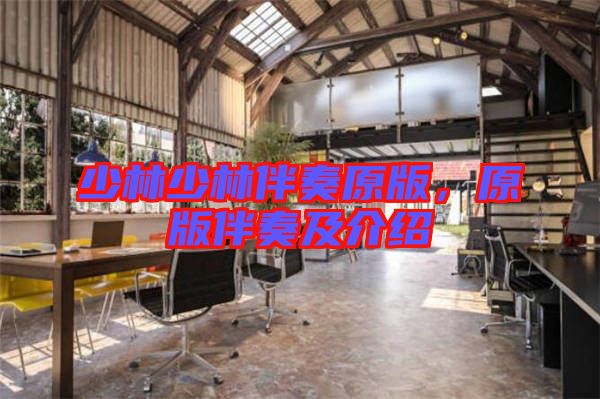 少林少林伴奏原版,原版伴奏及介紹