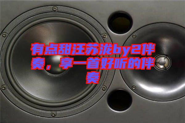 有點甜汪蘇瀧by2伴奏，享一首好聽的伴奏