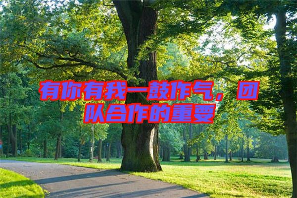 有你有我一鼓作氣,團隊合作的重要