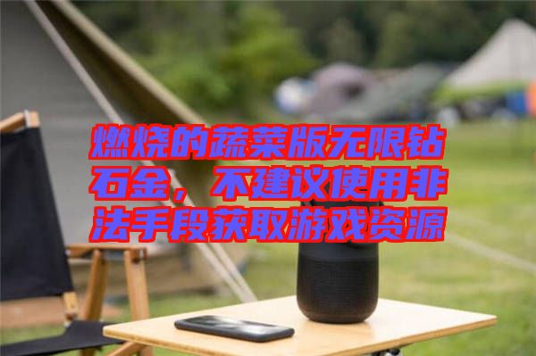 燃燒的蔬菜版無(wú)限鉆石金,不建議使用非法手段獲取游戲資源