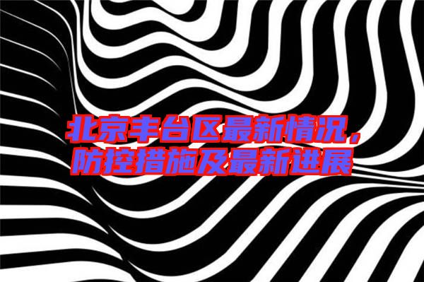 北京豐臺區最新情況，防控措施及最新進展