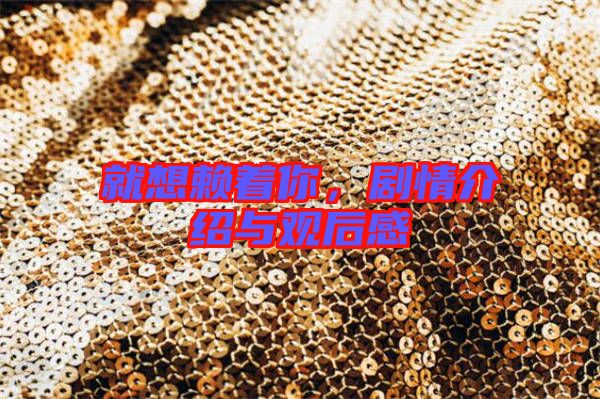 就想賴著你,劇情介紹與觀后感