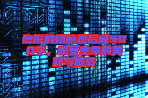 隱形的翅膀觀后感500字,感受生命的美好與脆弱