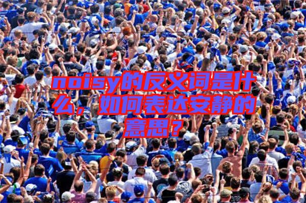 noisy的反義詞是什么,如何表達安靜的意思?