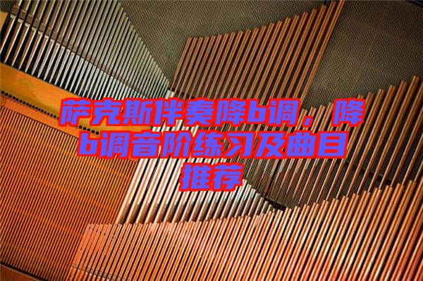 薩克斯伴奏降b調，降b調音階練習及曲目推薦