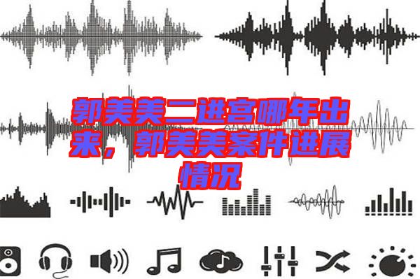 郭美美二進宮哪年出來,郭美美案件進展情況