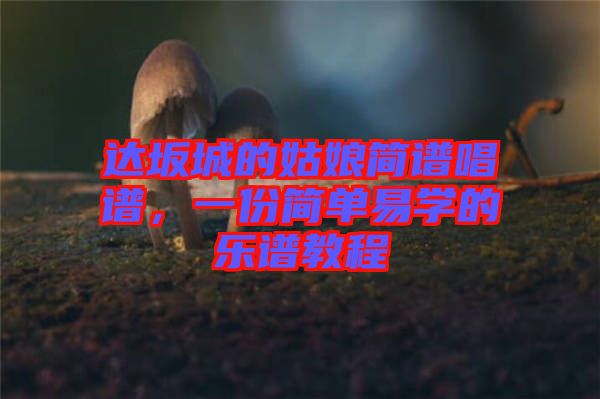 達坂城的姑娘簡譜唱譜,一份簡單易學的樂譜教程