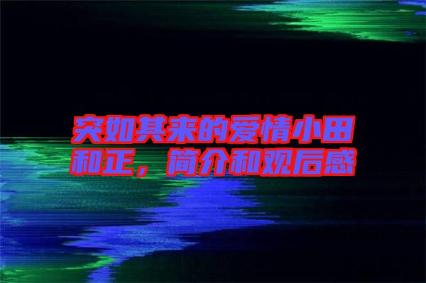 突如其來的愛情小田和正,簡介和觀后感