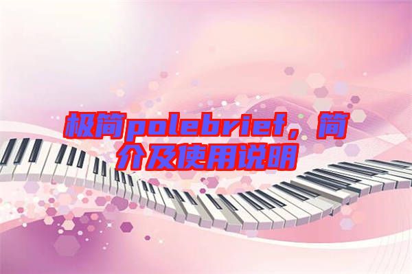 極簡polebrief,簡介及使用說明