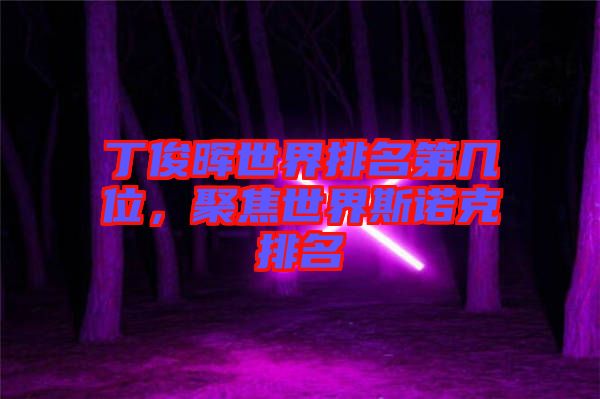 丁俊暉世界排名第幾位,聚焦世界斯諾克排名