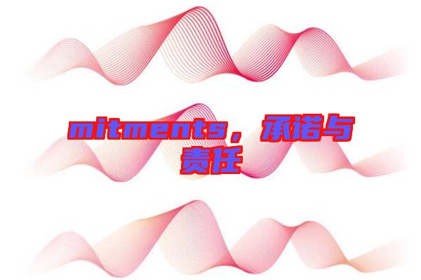 mitments,承諾與責任