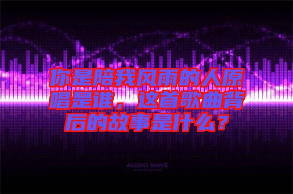 你是陪我風(fēng)雨的人原唱是誰，這首歌曲背后的故事是什么？