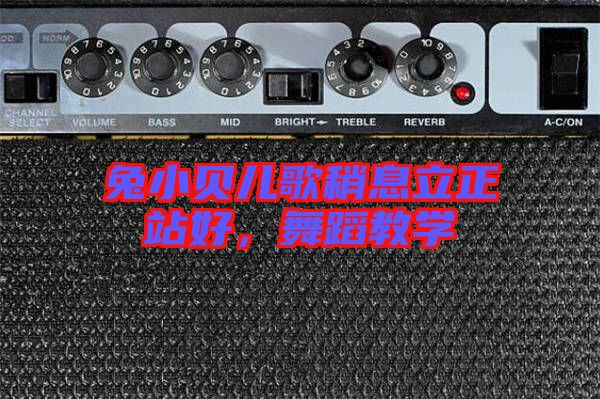 兔小貝兒歌稍息立正站好,舞蹈教學