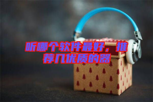 聽哪個軟件最好，推薦幾優質的器
