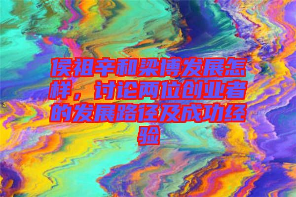 侯祖辛和梁博發展怎樣,討論兩位創業者的發展路徑及成功經驗