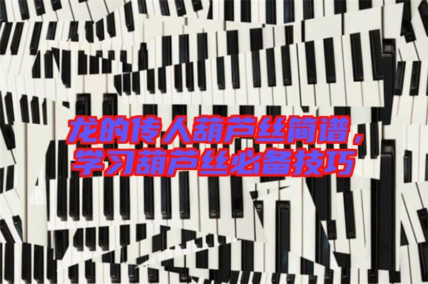 龍的傳人葫蘆絲簡譜,學習葫蘆絲必備技巧