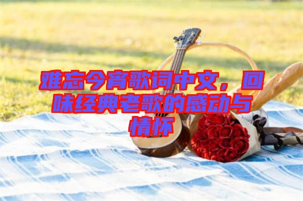 難忘今宵歌詞中文，回味經典老歌的感動與情懷