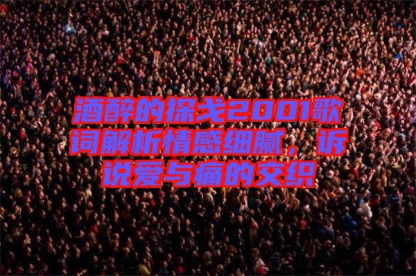 酒醉的探戈2001歌詞解析情感細膩,訴說愛與痛的交織