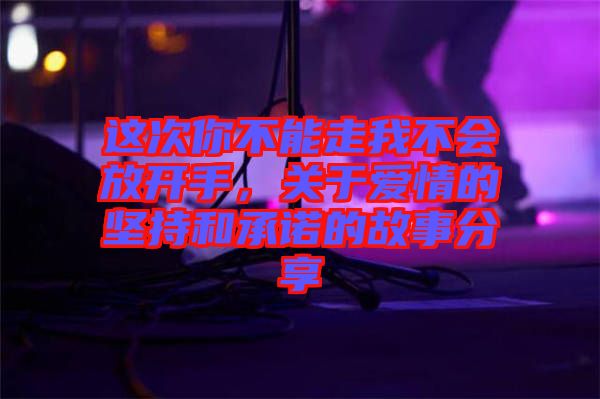 這次你不能走我不會放開手，關于愛情的堅持和承諾的故事分享