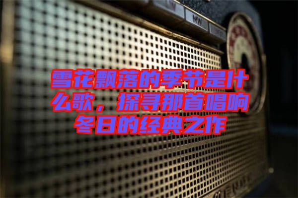 雪花飄落的季節是什么歌，探尋那首唱響冬日的經典之作
