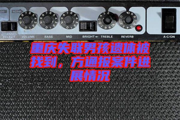 重慶失聯(lián)男孩遺體被找到,方通報(bào)案件進(jìn)展情況